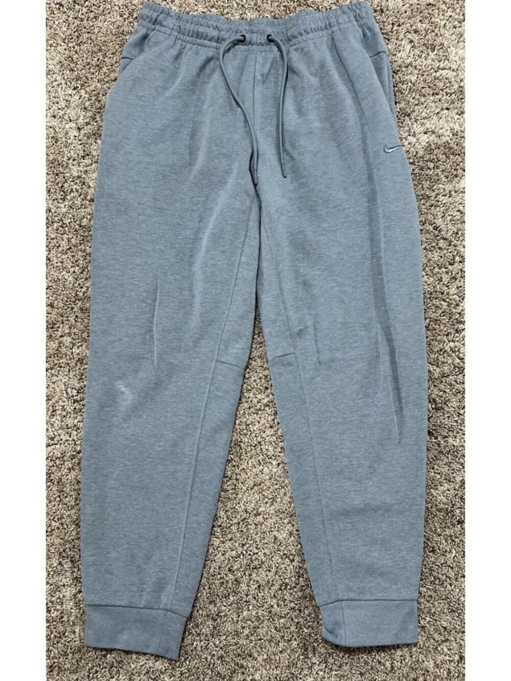 Nike Dri Fit Athletic/Sweatpan Men's ~ Size Medium ~ Gray/Blue Color